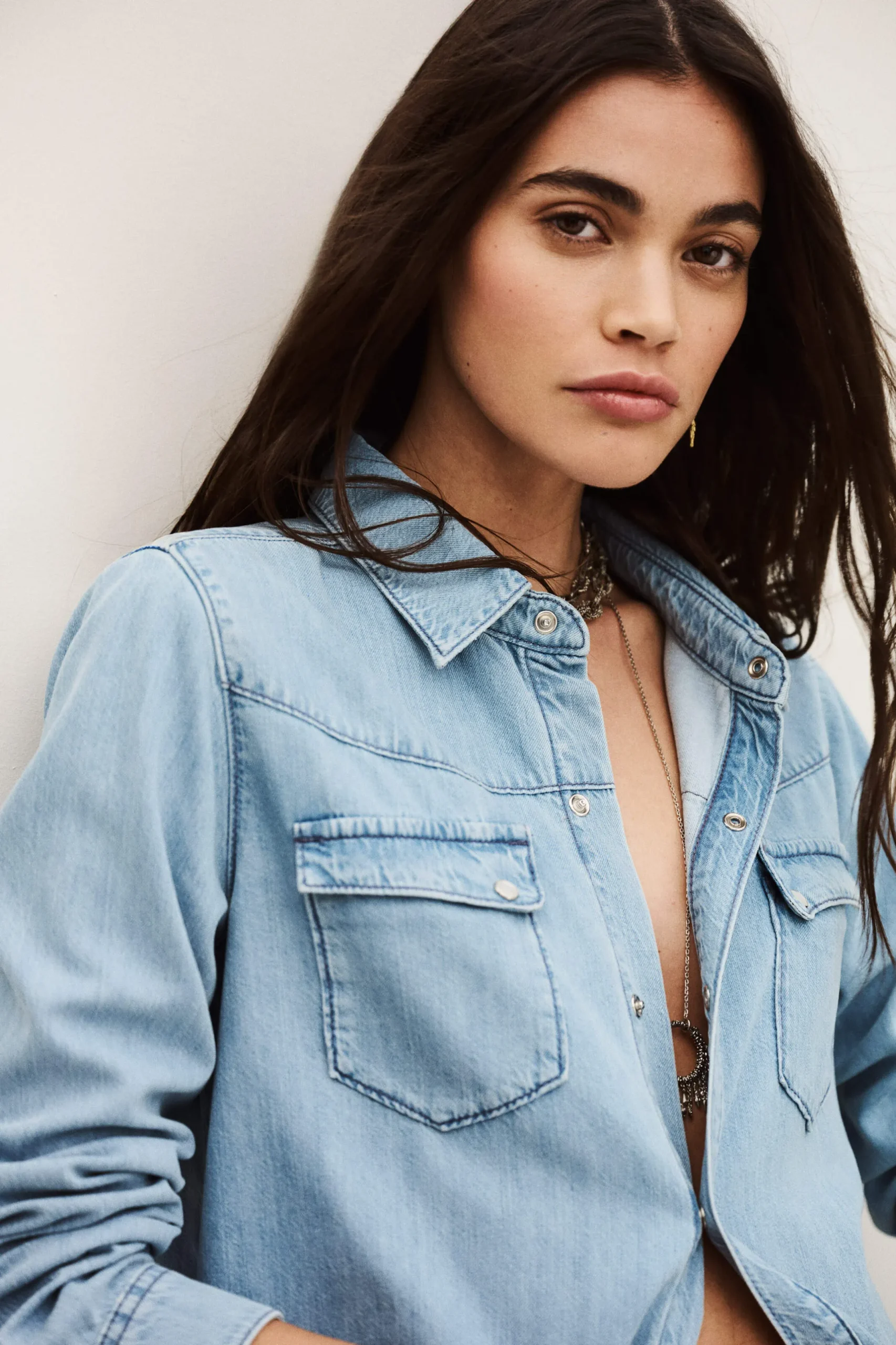 ADALI chemise denim longue