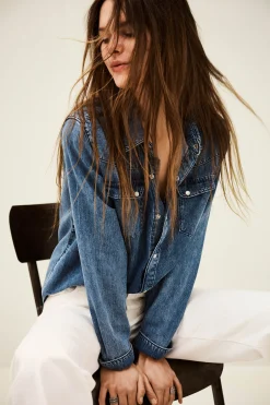 ADALI chemise denim longue
