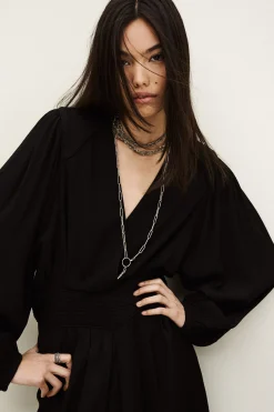 ALANA robe courte cache-coeur