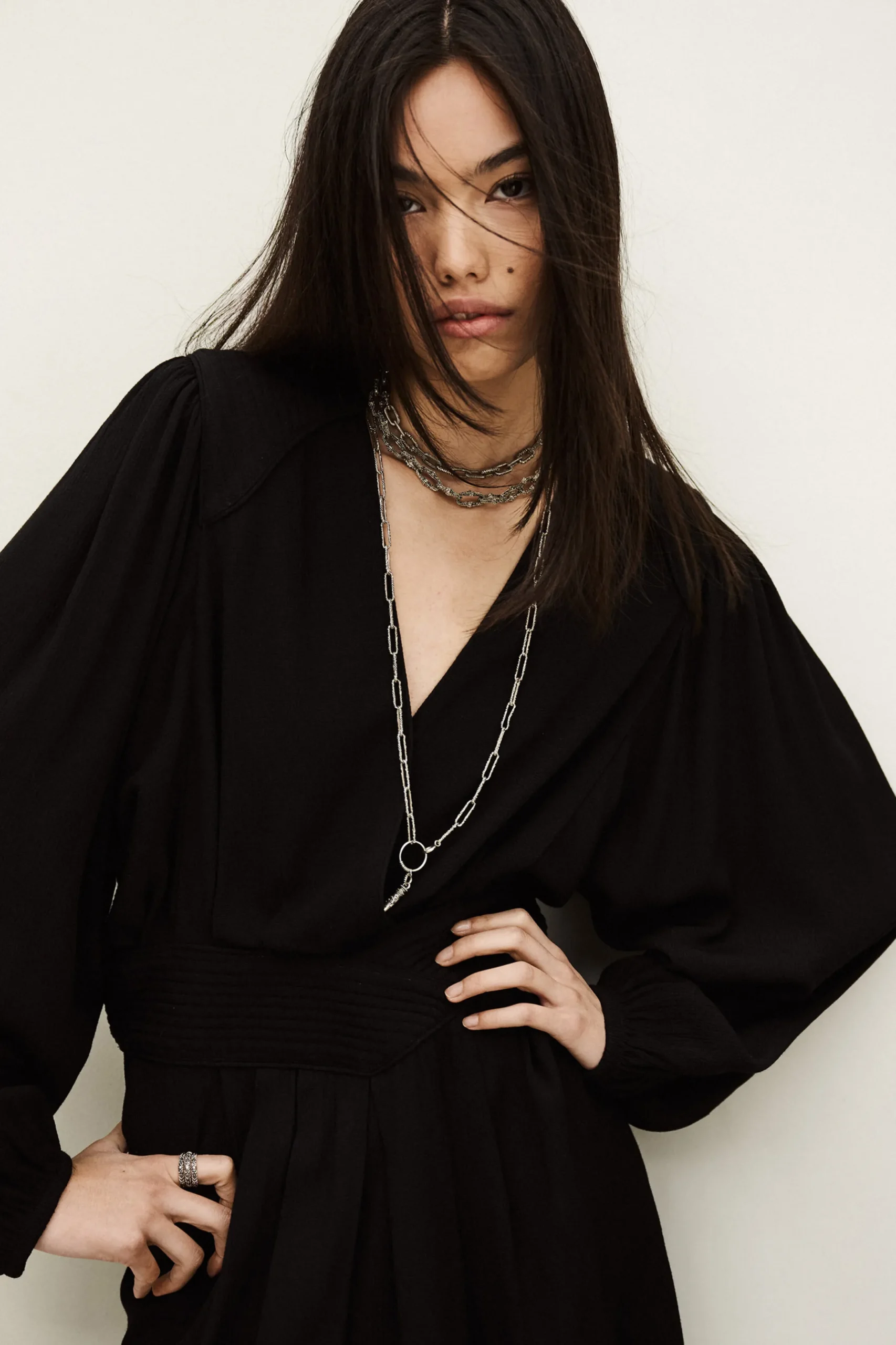 ALANA robe courte cache-coeur