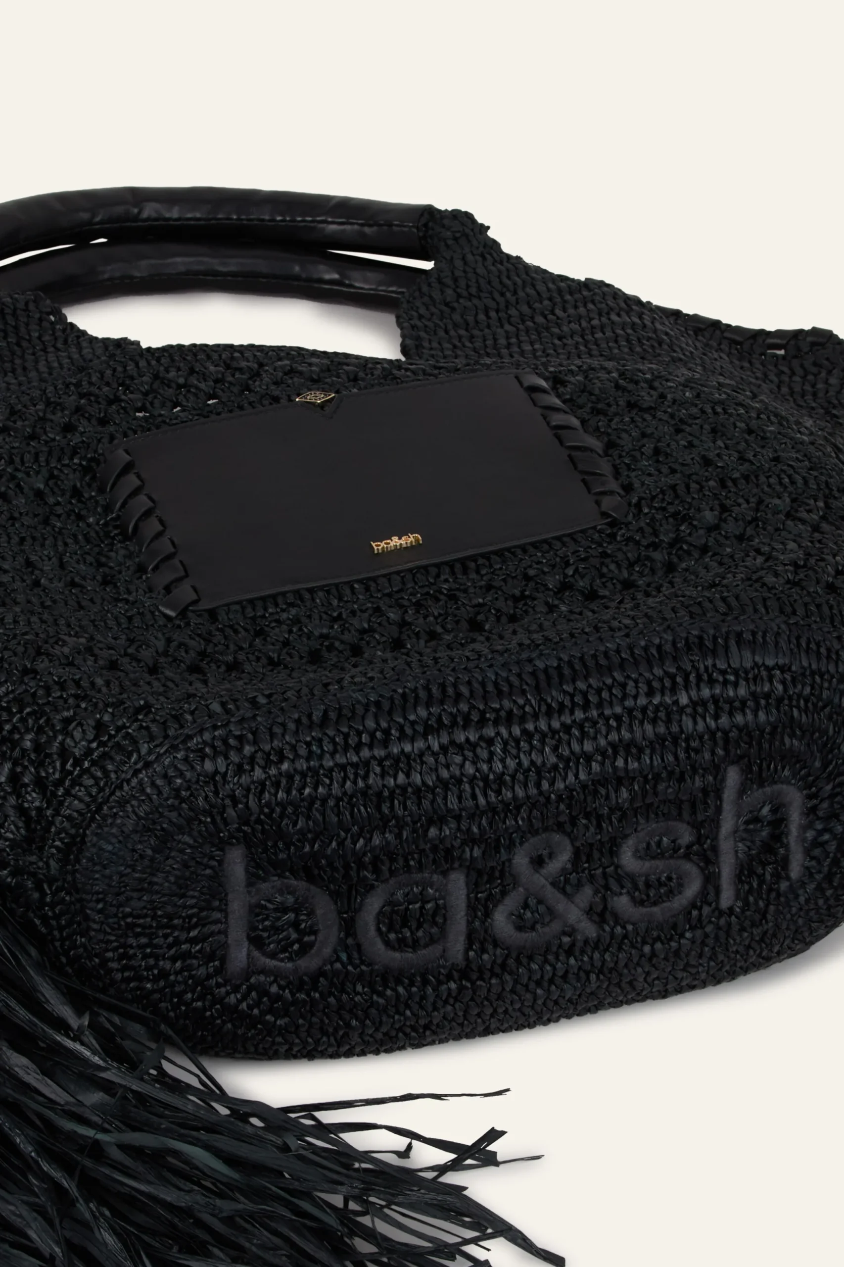 ARA panier raphia franges