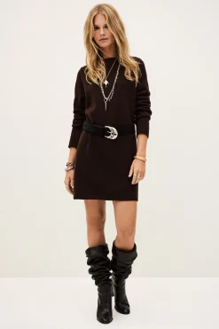 ATES robe pull maille