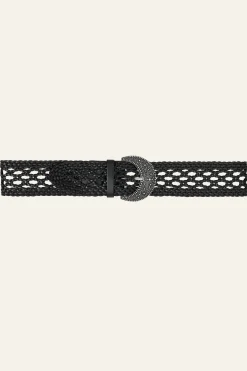 BALMY ceinture cuir tressée