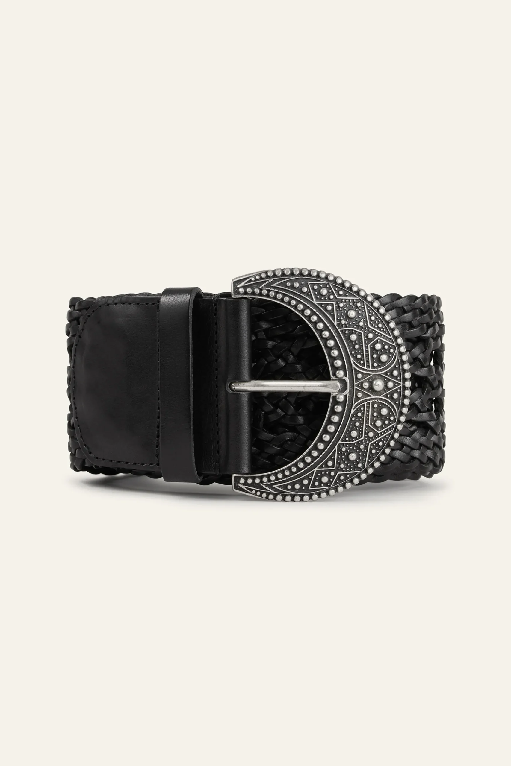 BALMY ceinture cuir tressée