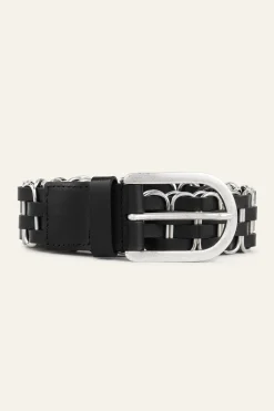 BECK ceinture cuir tressée