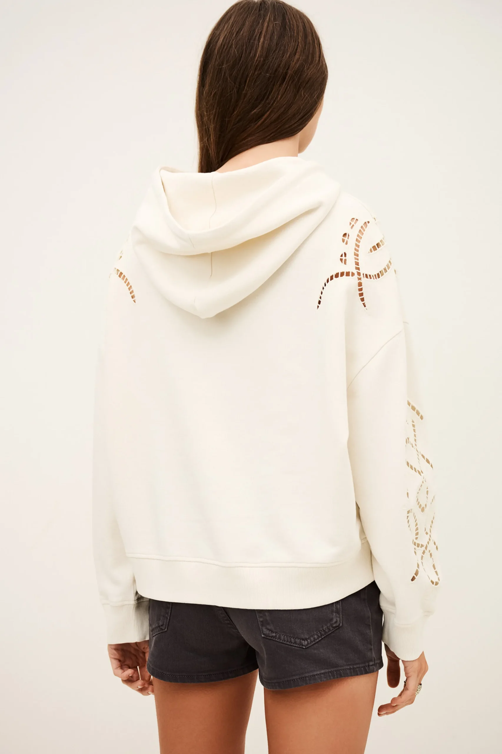 BENI sweat capuche brodé