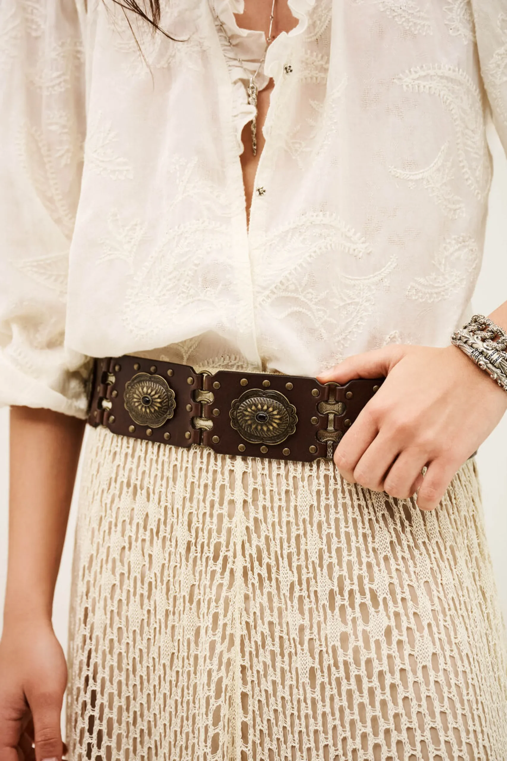 BESTY ceinture cuir western