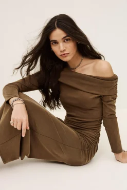 BETTINA robe midi épaules