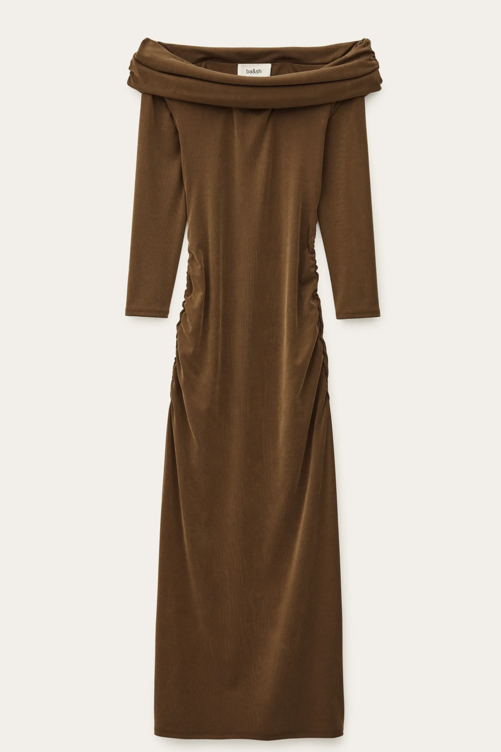 BETTINA robe midi épaules
