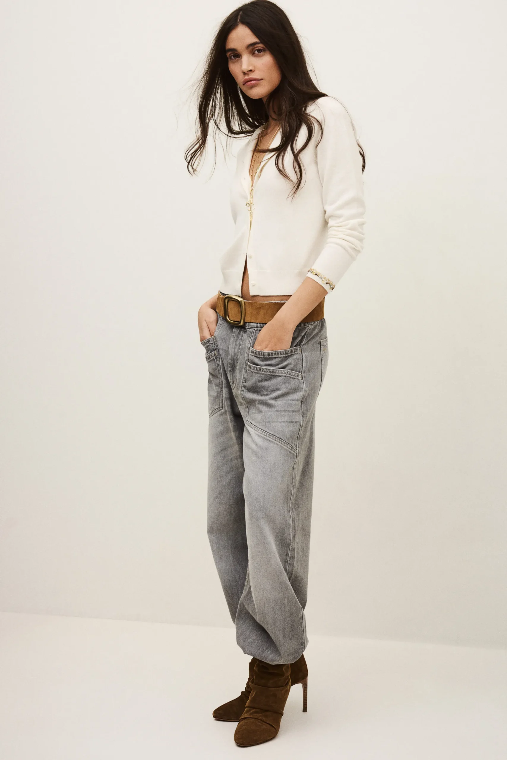 BIJOT gilet brodé sequins