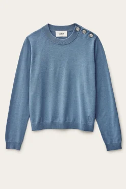 BYLEIL pull boutons dorés