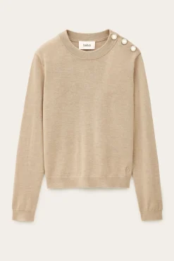 BYLEIL pull boutons dorés