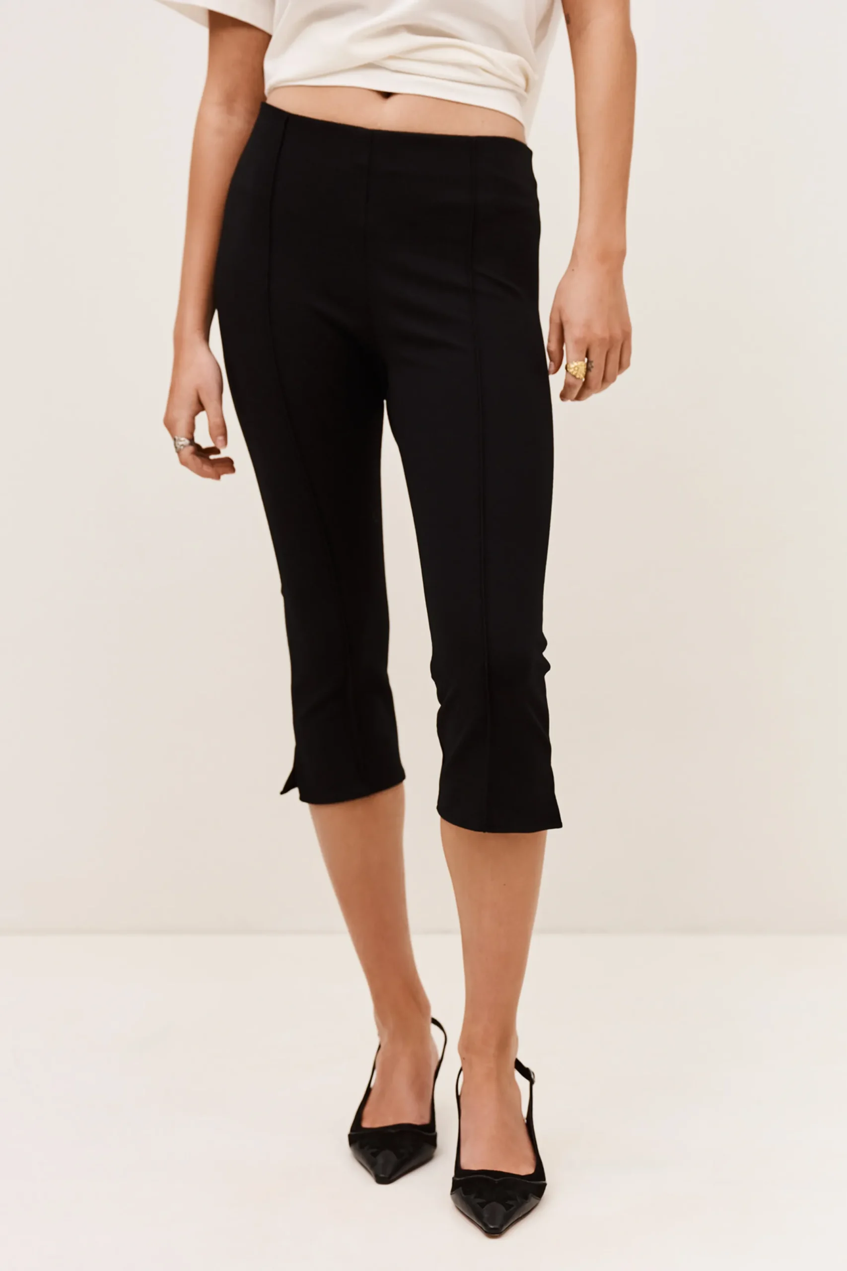 CAPRIA pantalon taille haute