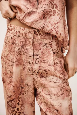 CARRINA pantalon loose imprimé
