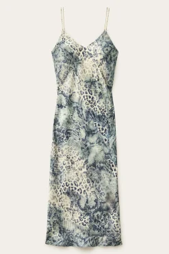 CATELINA robe midi bretelles