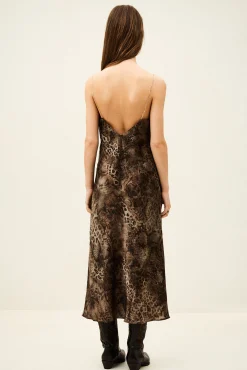 CATELINA robe midi bretelles
