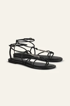 CAYA sandales plates en cuir