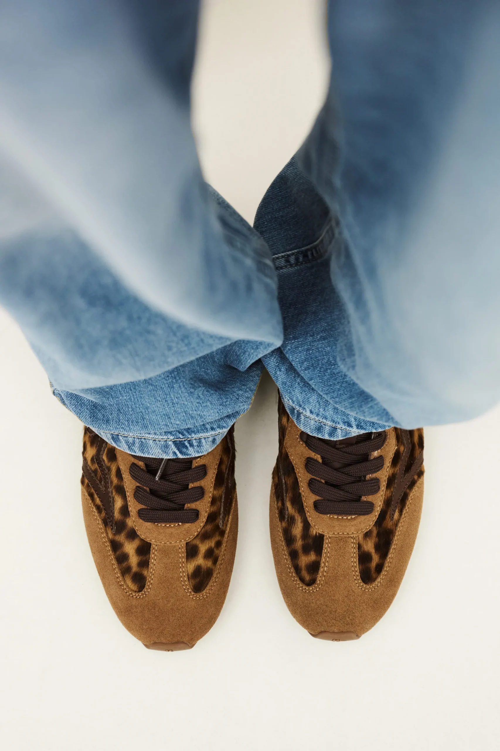 CELLESTE baskets cuir souple
