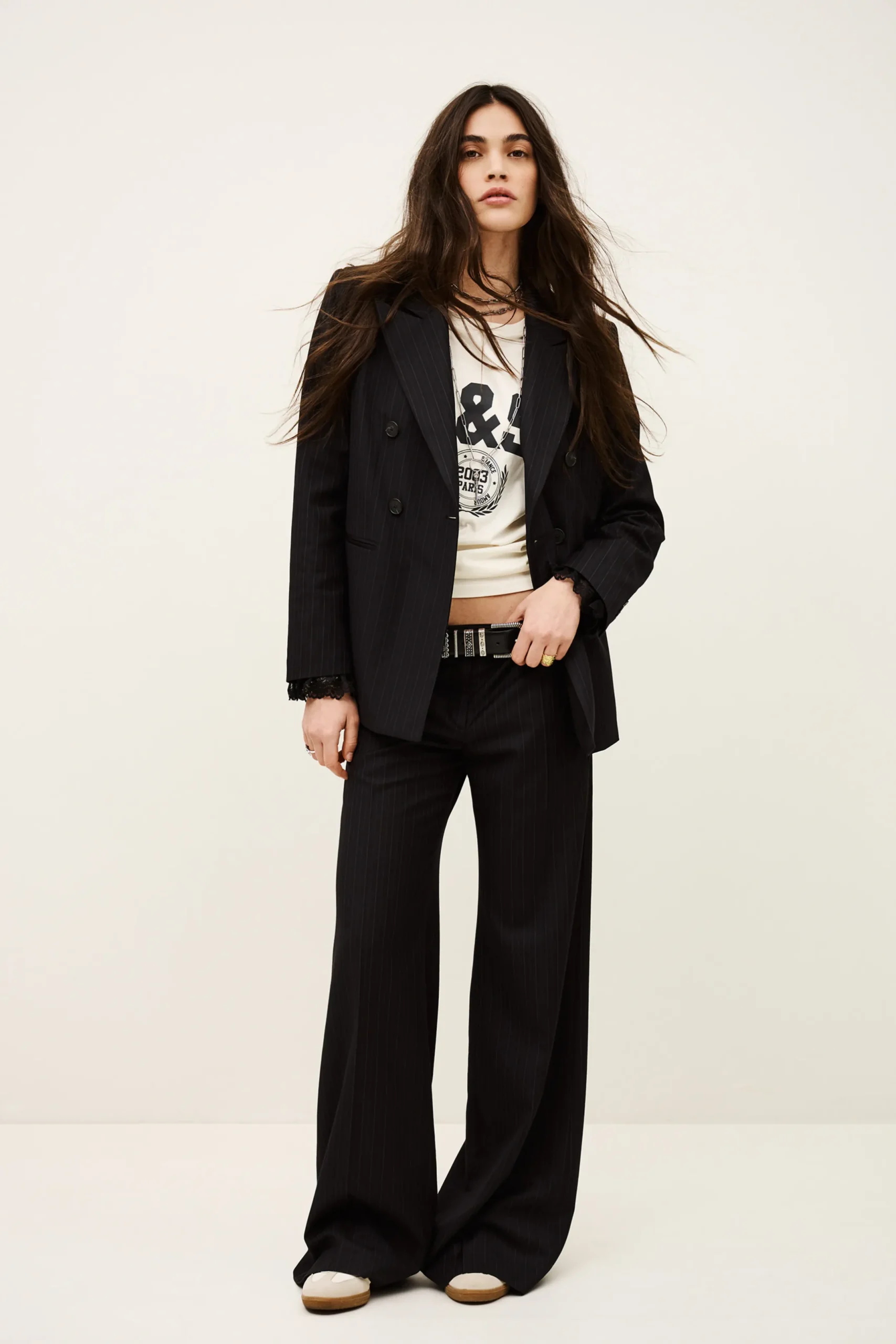 CELY pantalon tailleur large