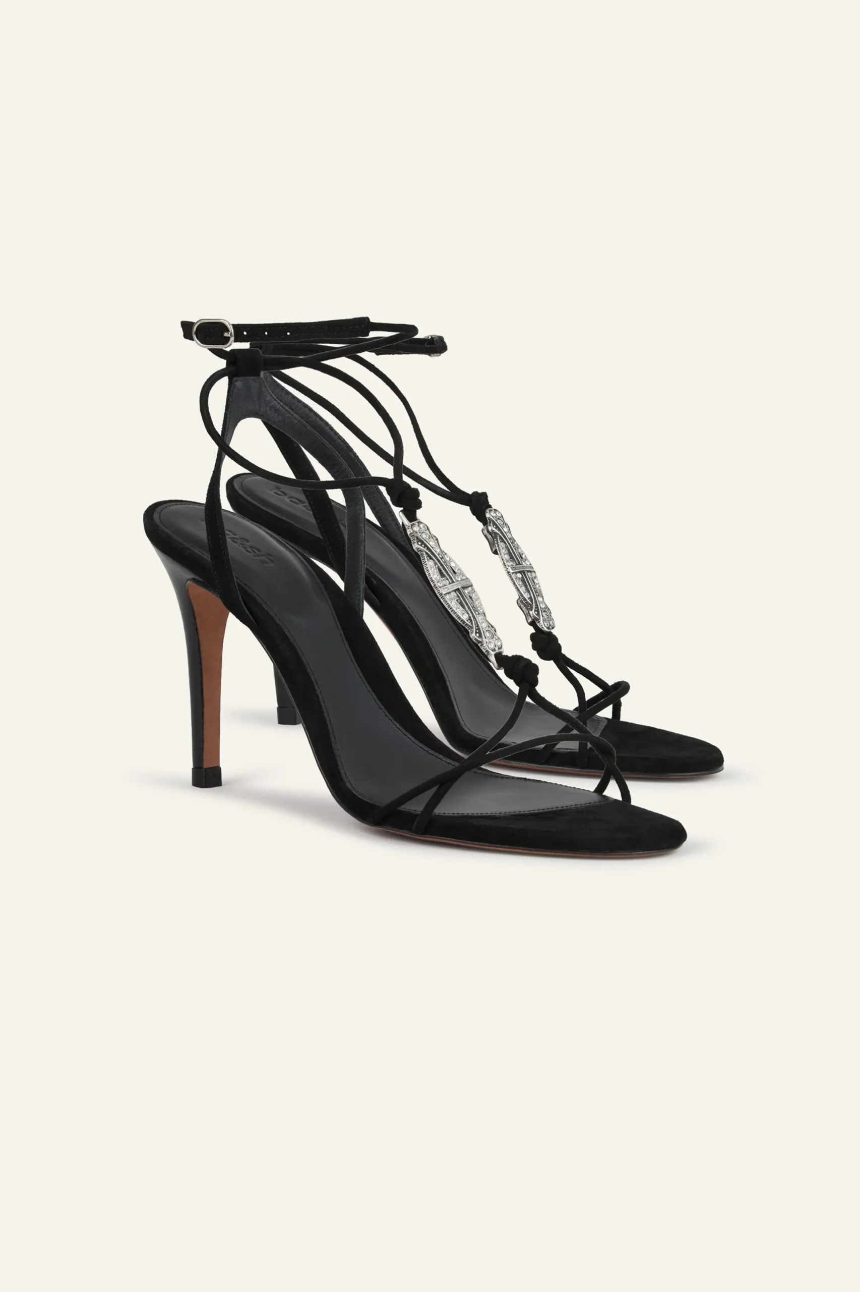 CHAYA sandales plates cuir