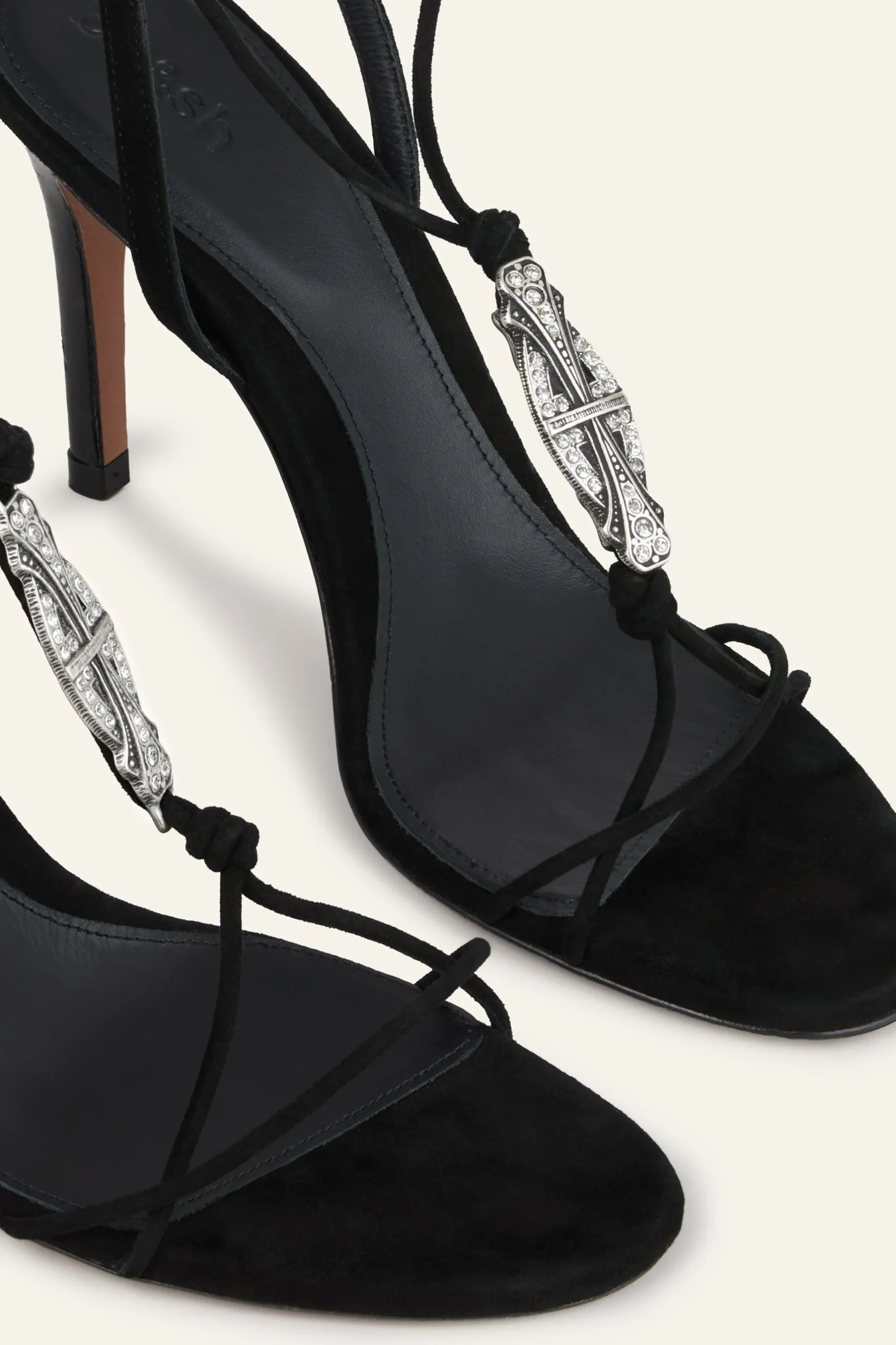CHAYA sandales plates cuir