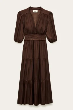 CLELI robe courte froncée