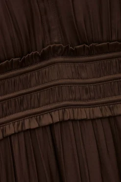 CLELI robe courte froncée