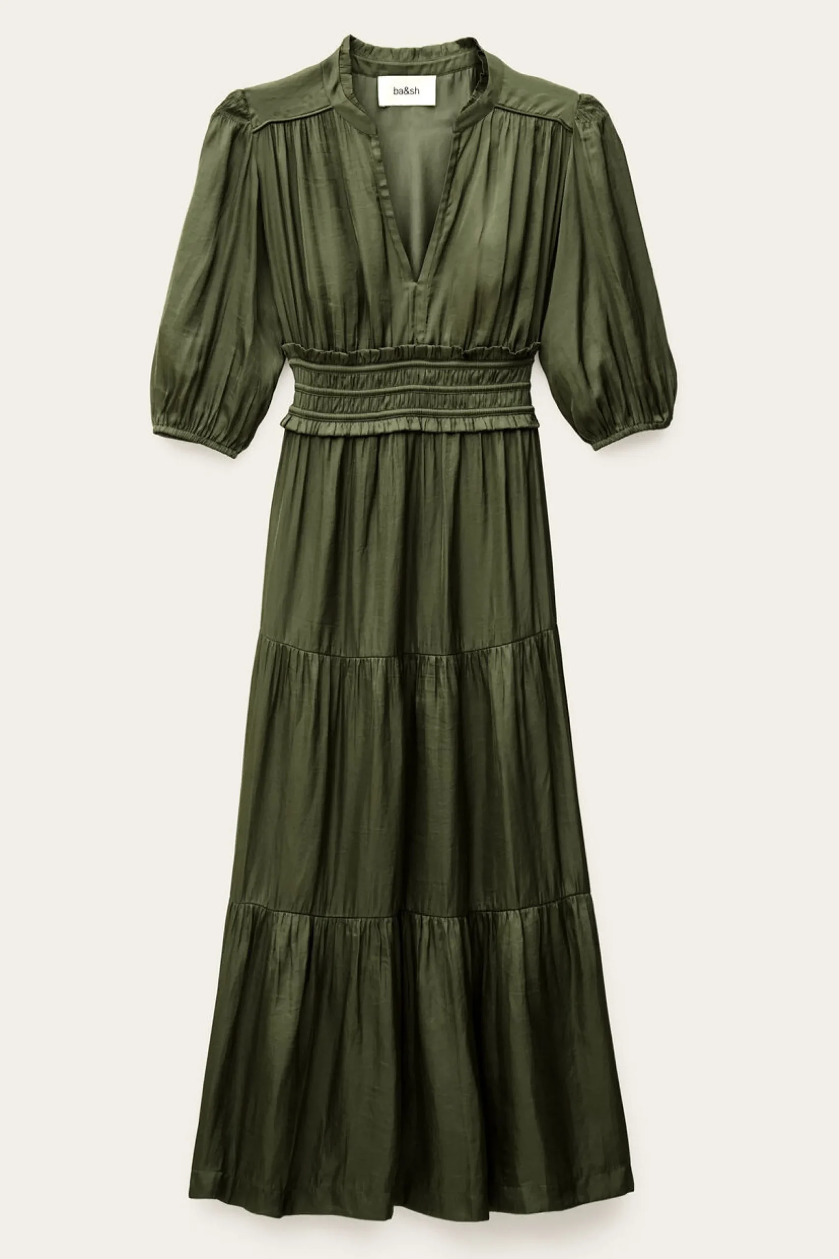 CLELI robe courte froncée
