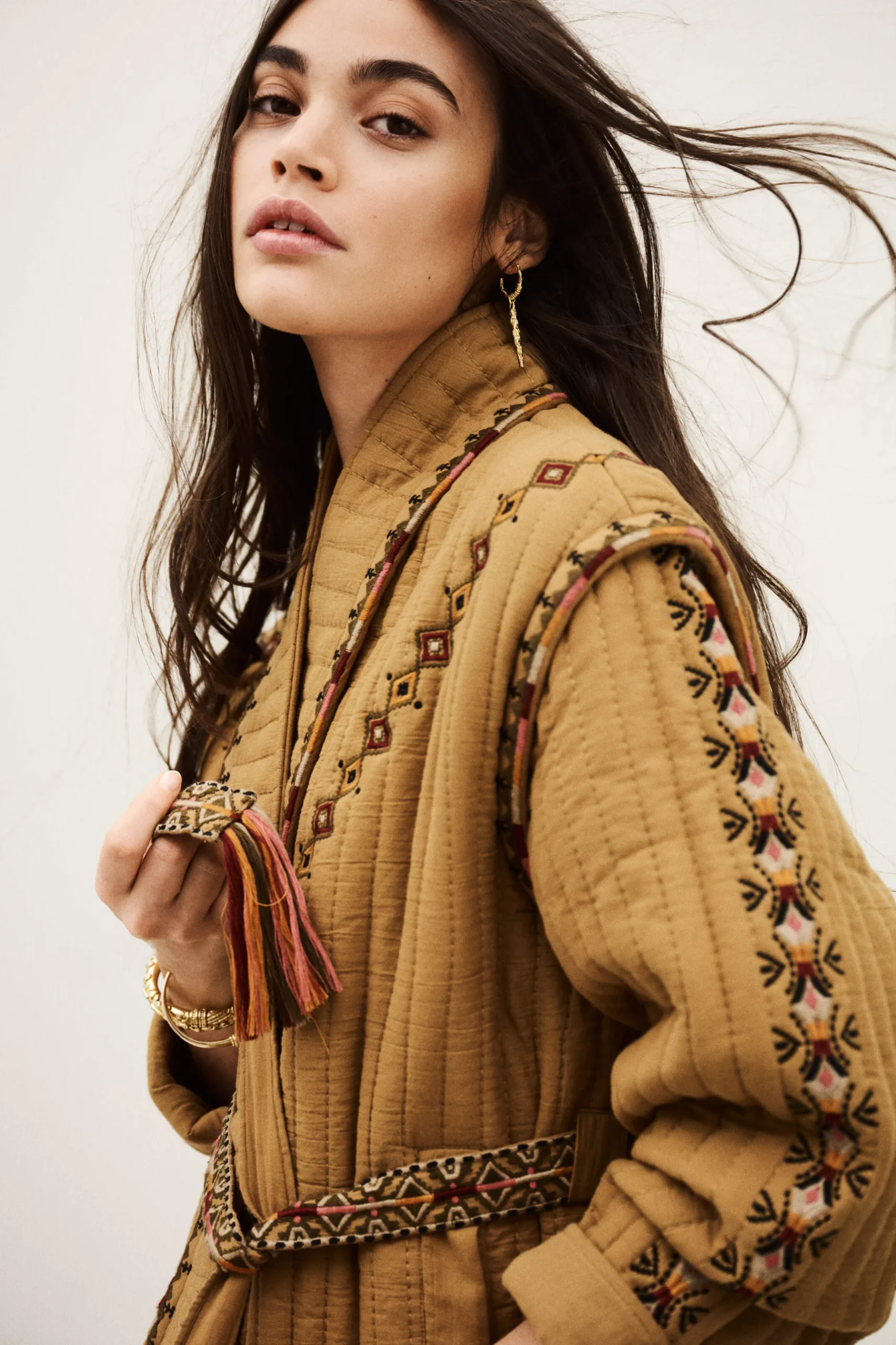 COCOON veste matelassée brodée
