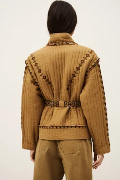 COCOON veste matelassée brodée