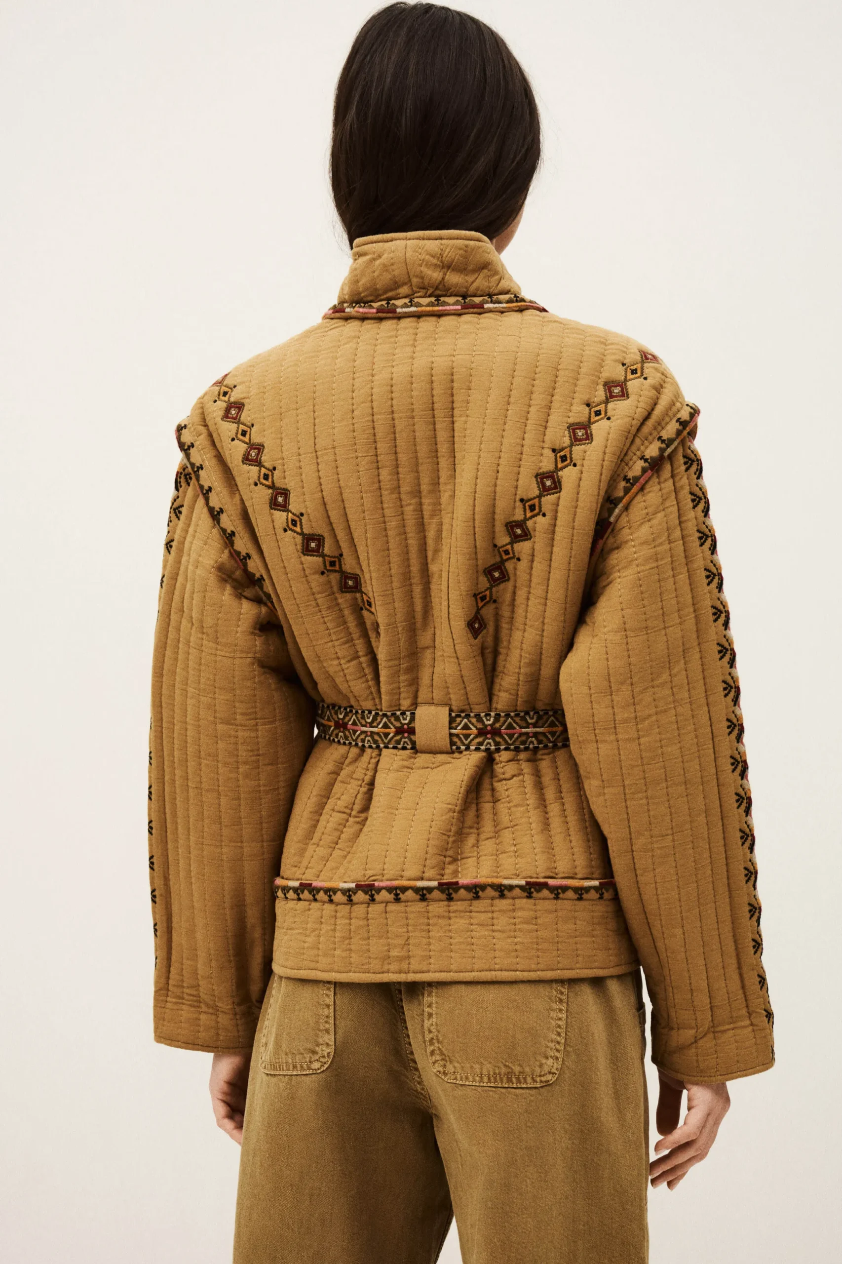 COCOON veste matelassée brodée