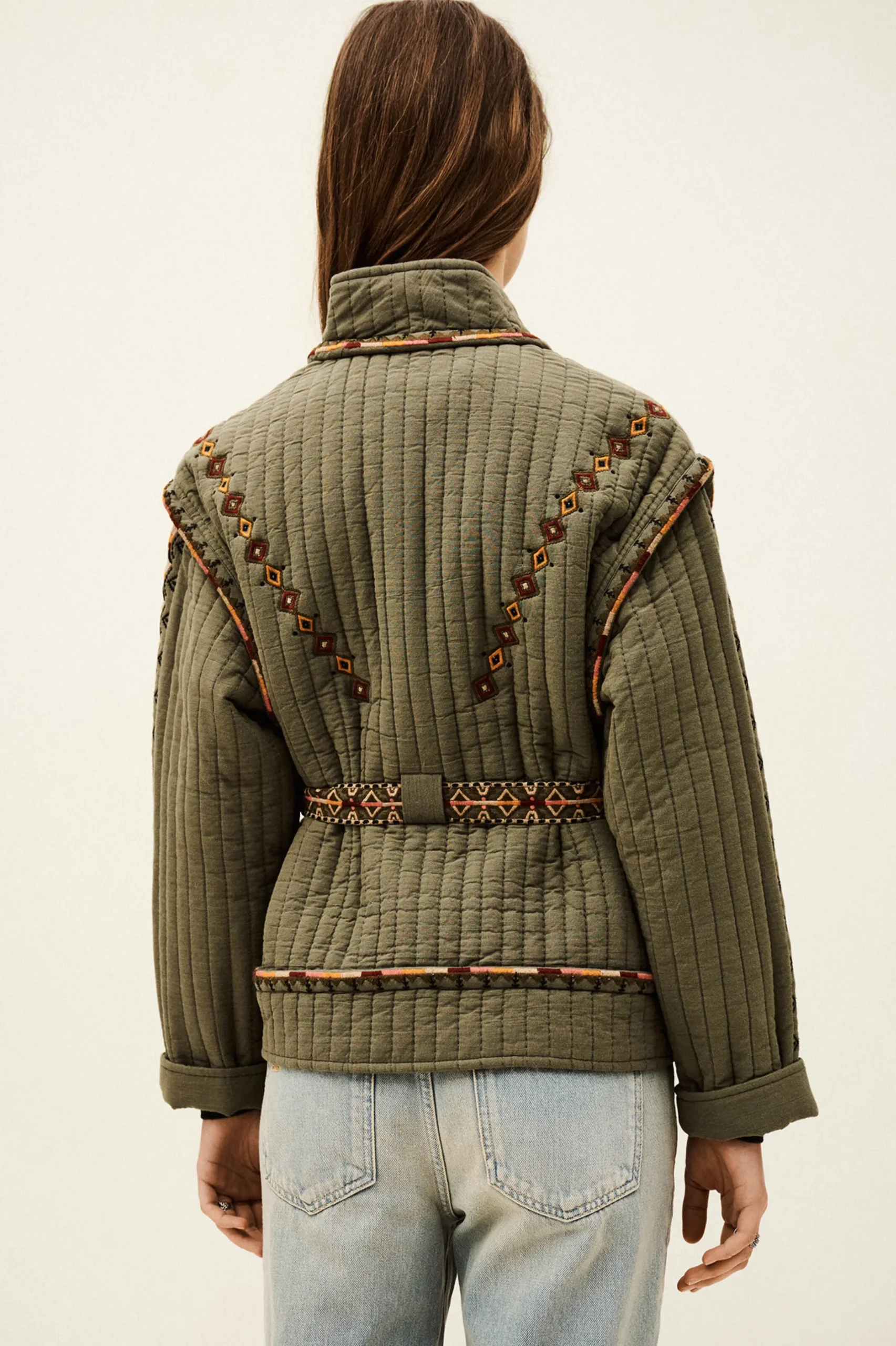 COCOON veste matelassée brodée