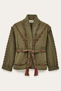 COCOON veste matelassée brodée