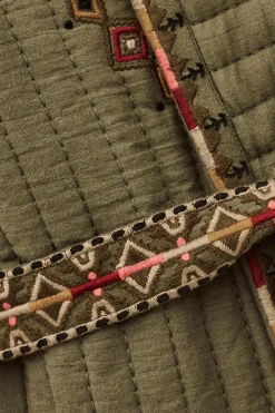 COCOON veste matelassée brodée
