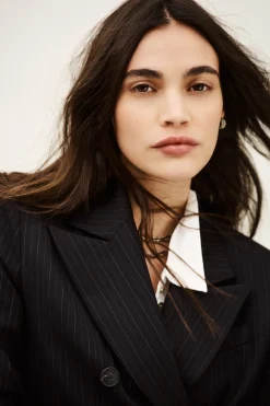 COLINE veste tailleur rayures
