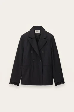 COLINE veste tailleur rayures