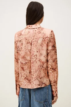 CORNELIA chemise épaulée imprimée