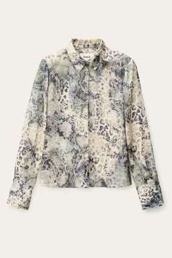 CORNELIA chemise épaulée imprimée