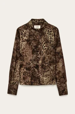 CORNELIA chemise épaulée imprimée