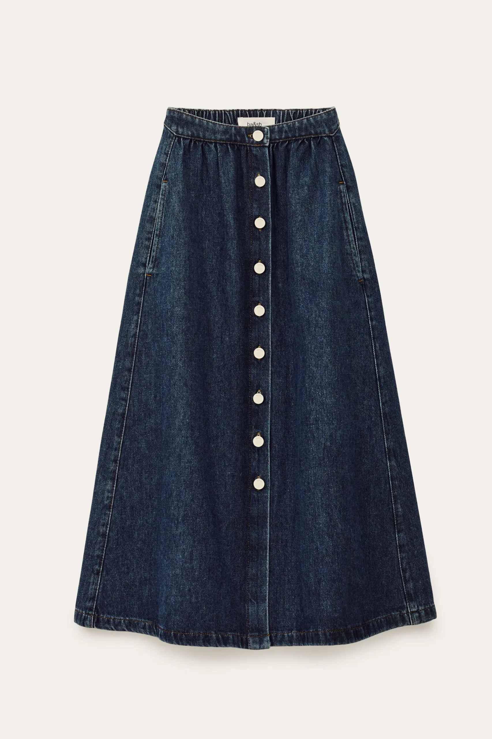 COWIE jupe midi denim