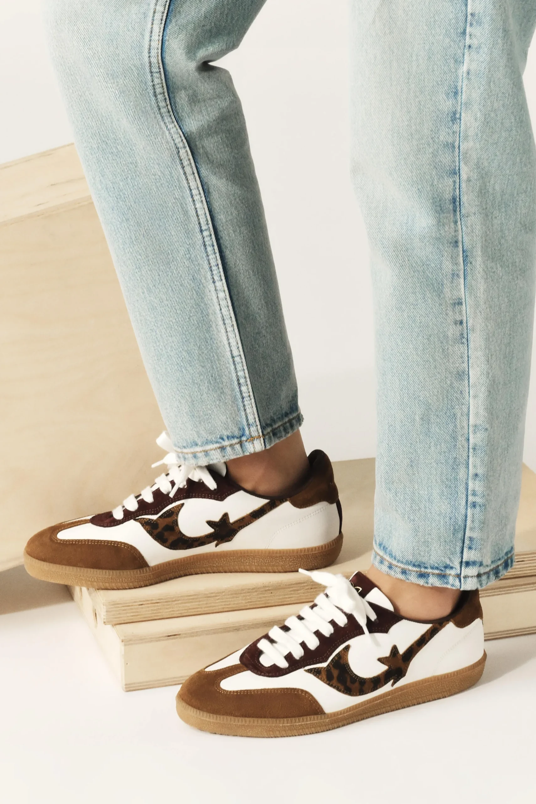 CREW baskets semelle contrastée