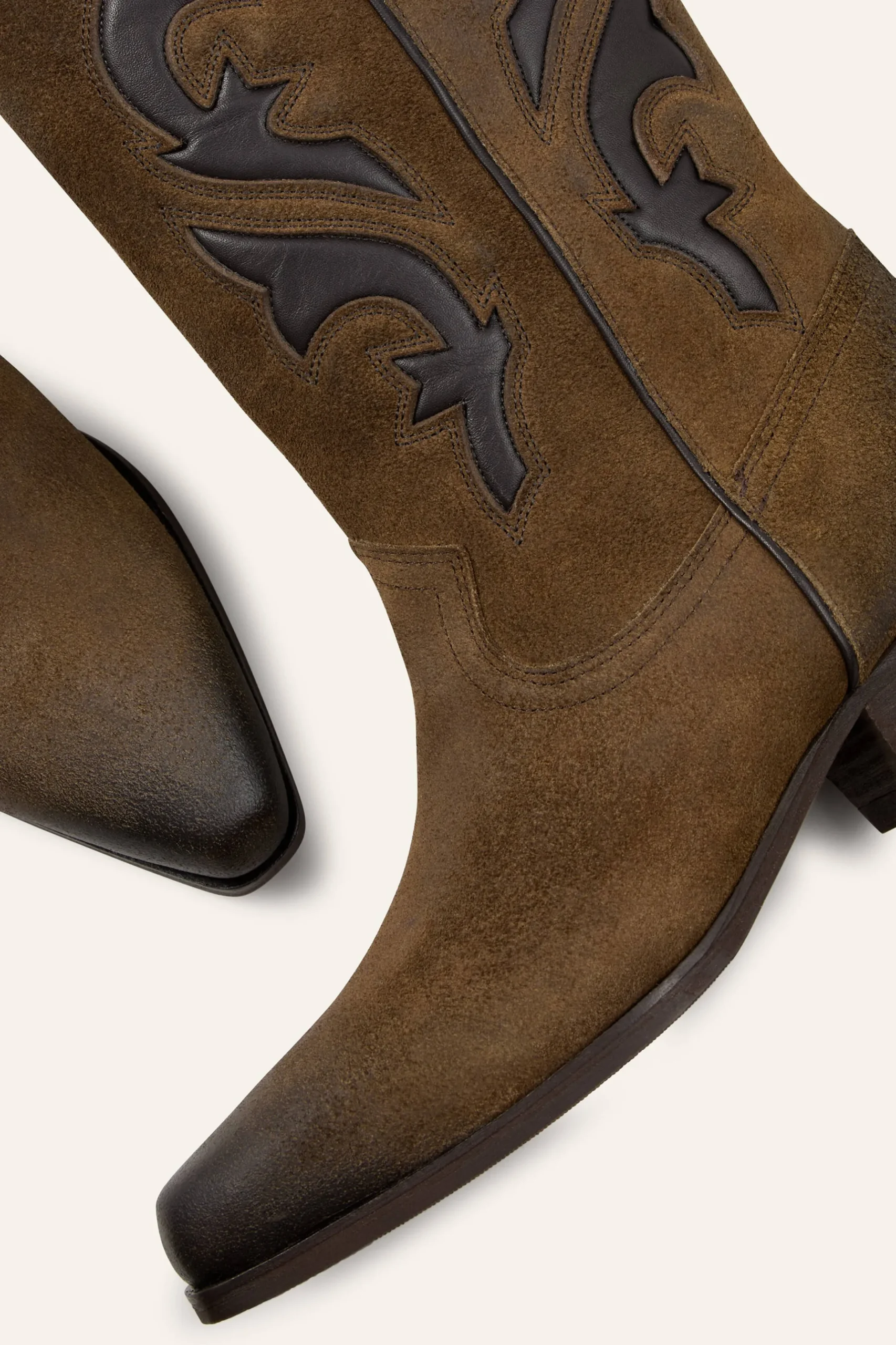 CURTIS bottines daim