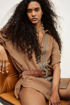 DAELA chemise brodée