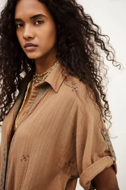 DAELA chemise brodée