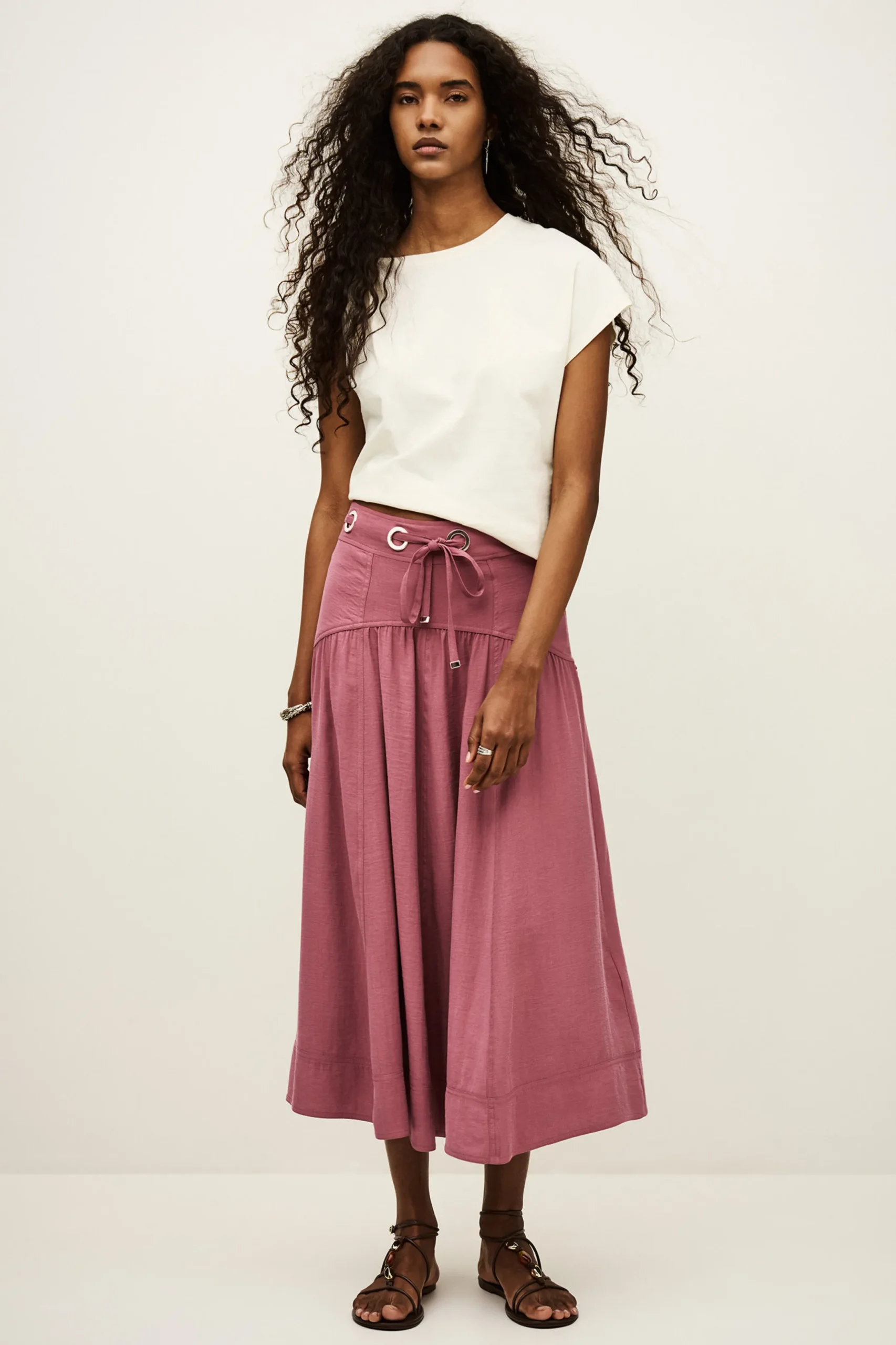 DONIA jupe midi