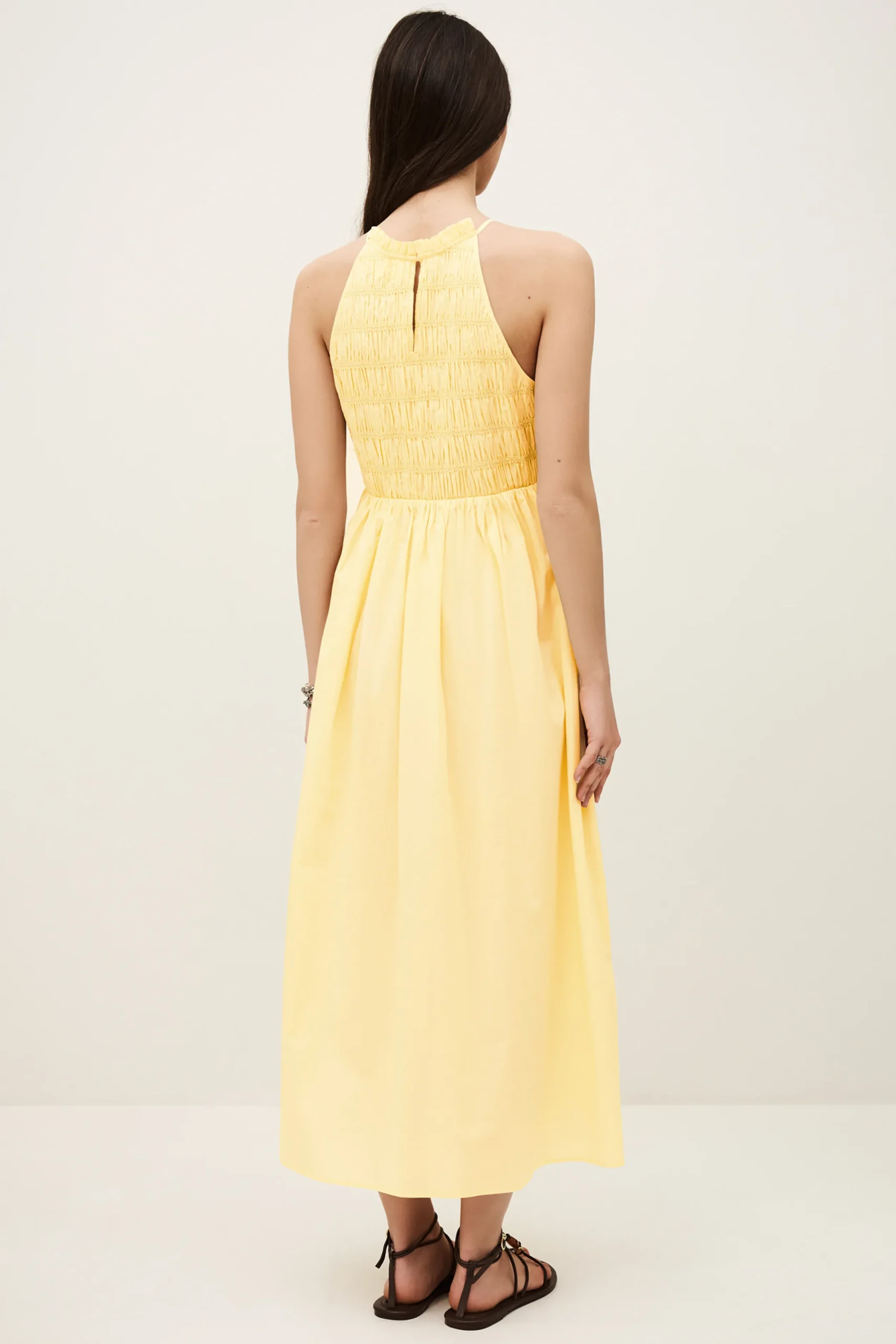 ERIS robe smockée longue