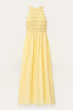 ERIS robe smockée longue