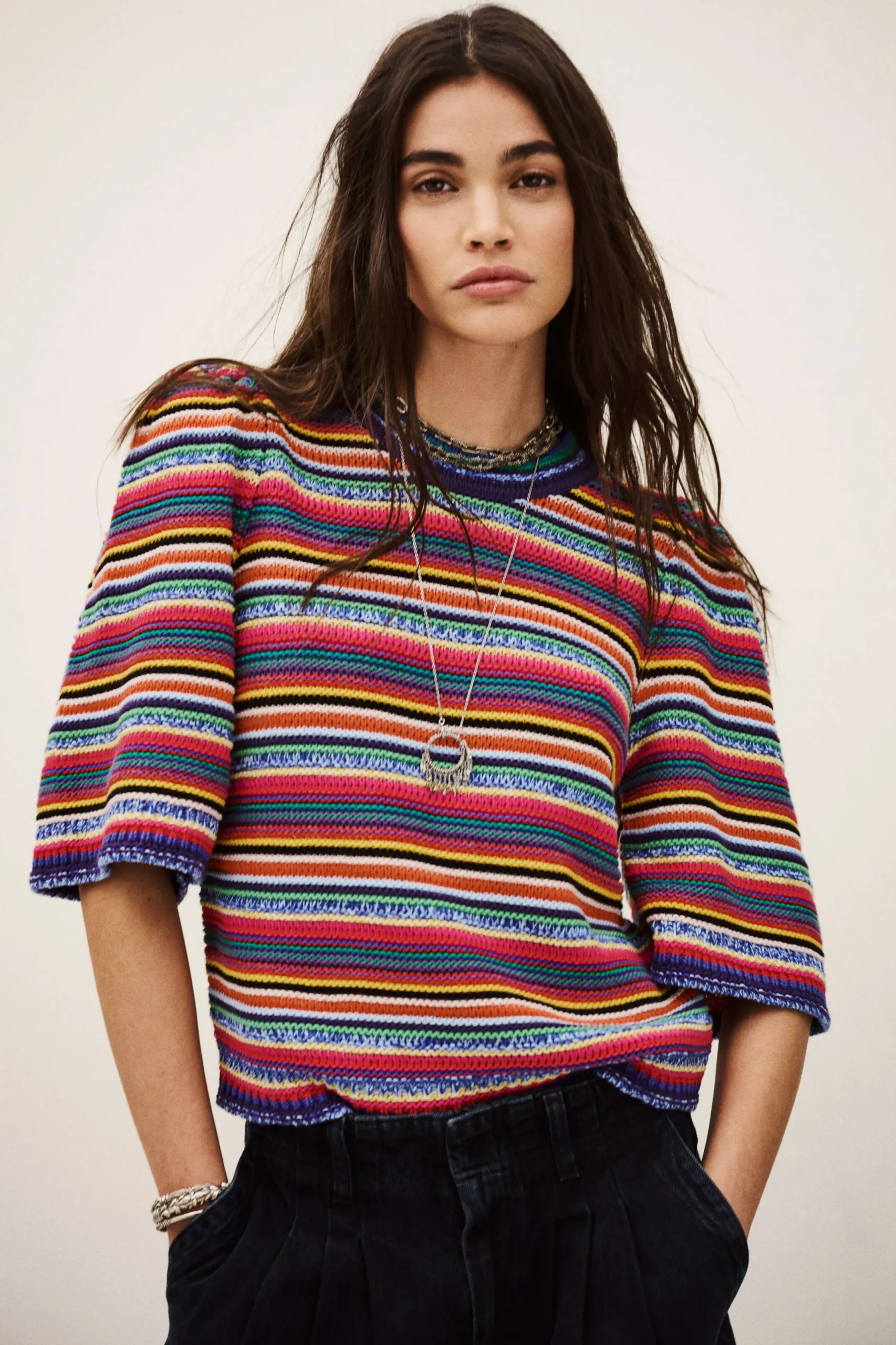 FARFAELA pull intemporel confortable
