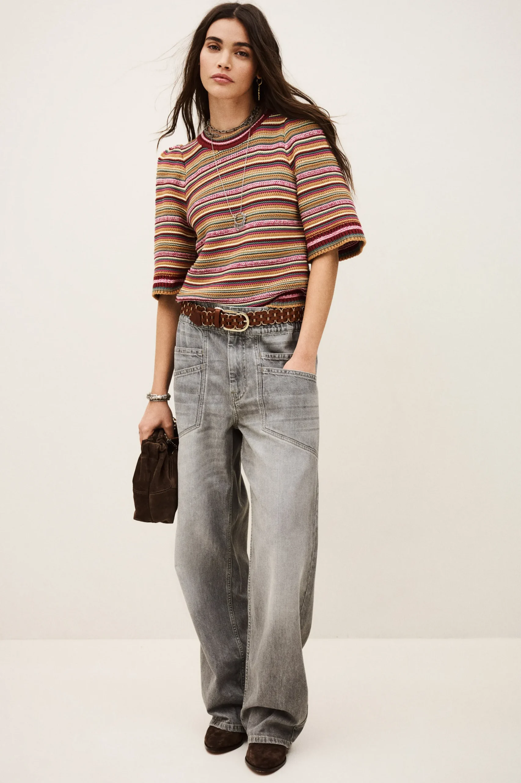 FARFAELA pull intemporel confortable