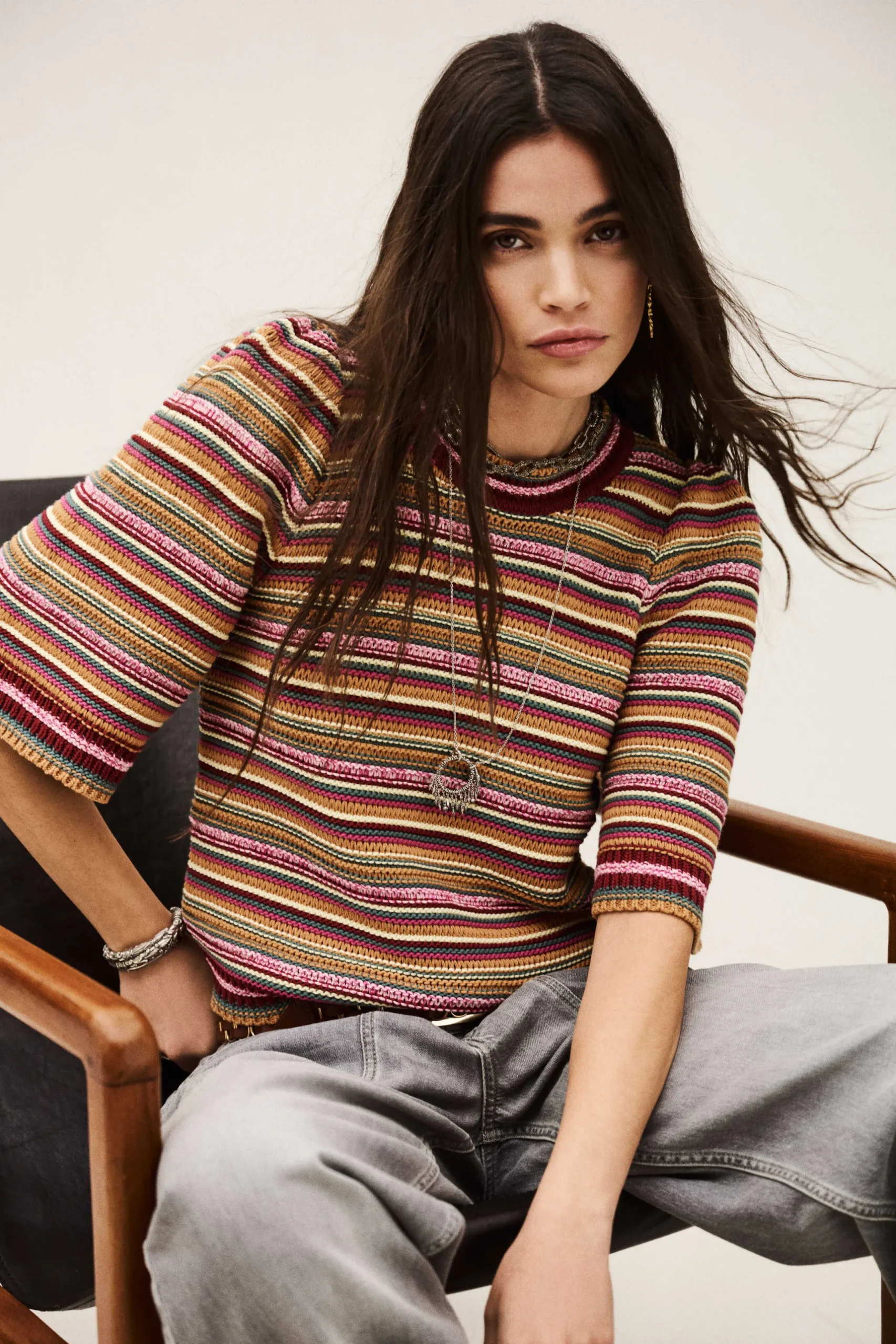 FARFAELA pull intemporel confortable